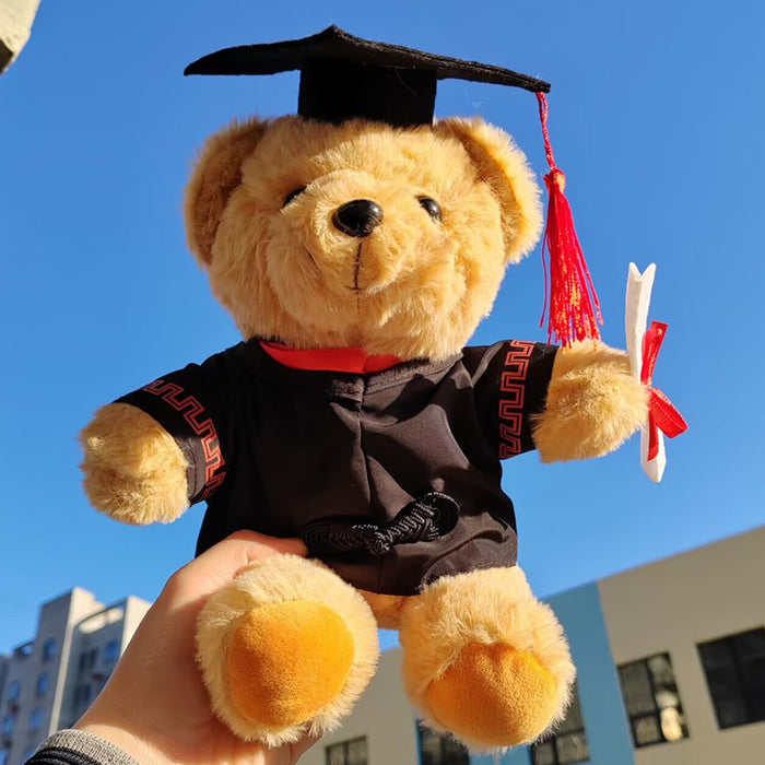 Wholesale Graduation Bear Doll Bachelor's Suit Doll Master Doll Doctor School Uniform College Student Gift Printing Logo JDC-DO-MW006