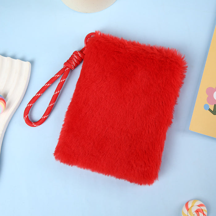 Wholesale Cartoon Plush Notebook Diary for Kids DIY Craft Journal with Colorful Rope MOQ≥2