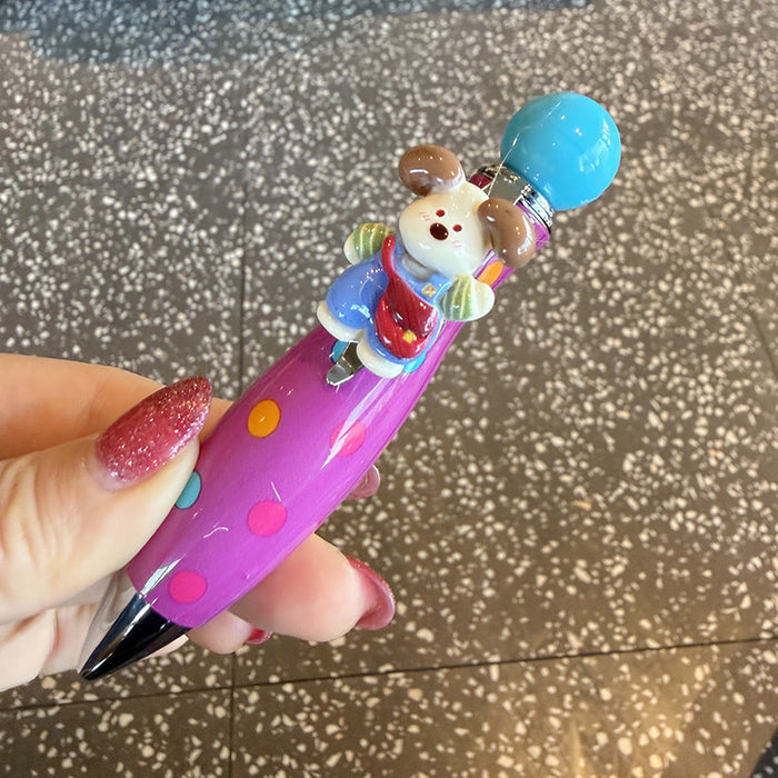 Wholesale Cartoon Dog Spinning Pen Cute Rotating Ballpoint for Office Desk Decor