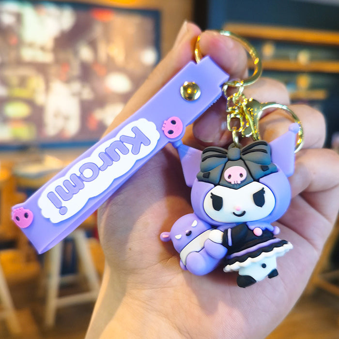 Wholesale Cartoon Doll Silicone Keychain JDC-KC-Tingm275