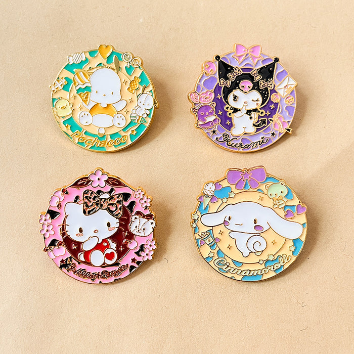 Wholesale Advanced cartoon brooch, cute metal badge, clothes, bags, accessories