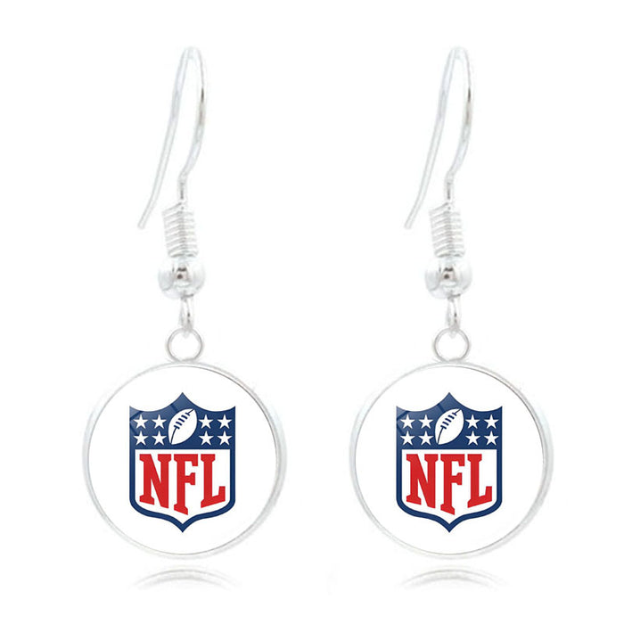 Wholesale Football Team  Pattern Earrings   Ear Jewelry