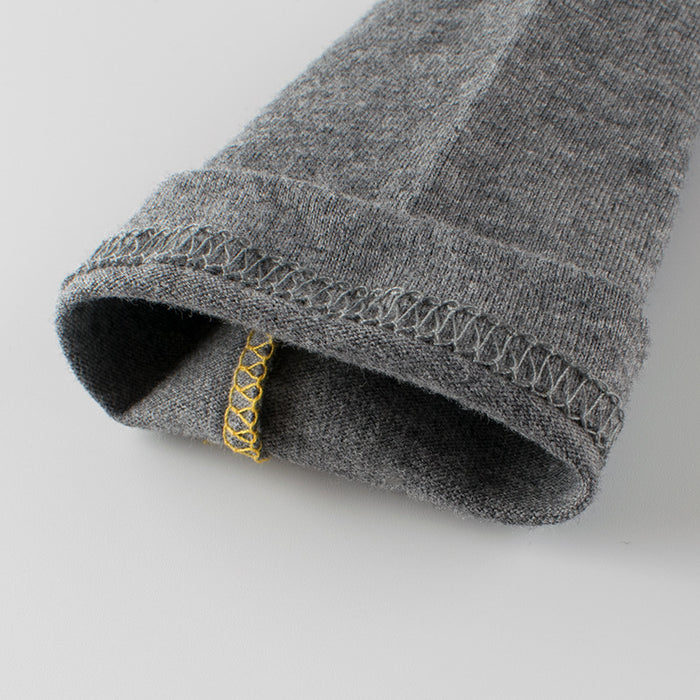 Wholesale Brand Children's Clothing New Children's Long Sleeved T-shirt Round Neck Solid Color Patchwork Sleeve Advertising Shirt JDC-CTS-SXZB008