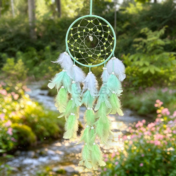 Wholesale Feather Butterfly Dream Catcher Wind Chime Bedroom Wall Decorative Accent MOQ≥2