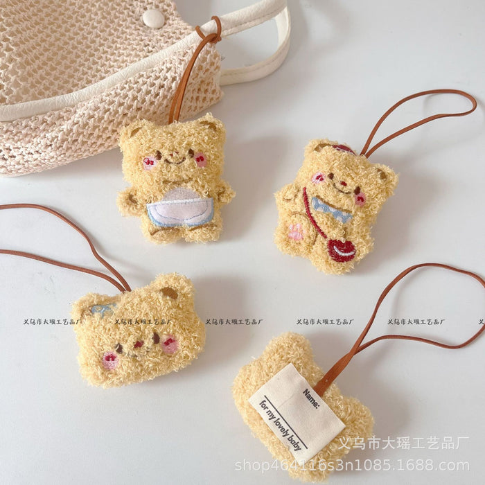 Wholesale Cute Butter Bear Backpack Sticker Pendant Grab Doll