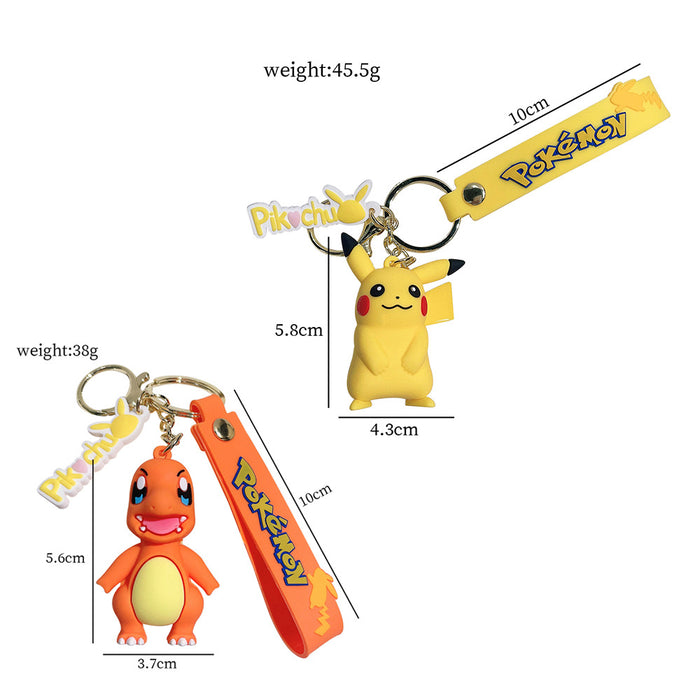 Wholesale Cartoon Silicone Doll Keychain JDC-KC-QiChao018