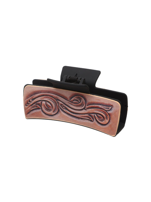 Wholesale Western Wind Cactus Sunflower Pattern Grab Clip Women Shark Clip Hairpin