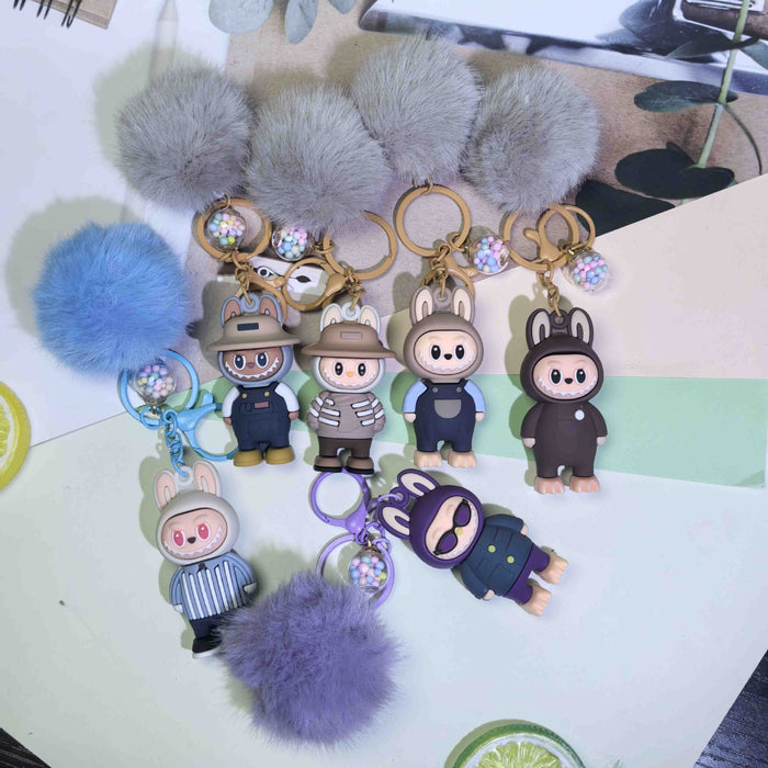 Wholesale Cartoon Loving Little Sheep Keychain Pendant,  Cute Student Bag Pendant,  Couple Style Small Gift Stall