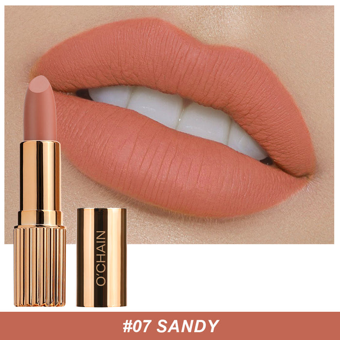 Wholesale Velvet matte mouth, red matte finish, non fading, waterproof, long-lasting, non stick cup lipstick