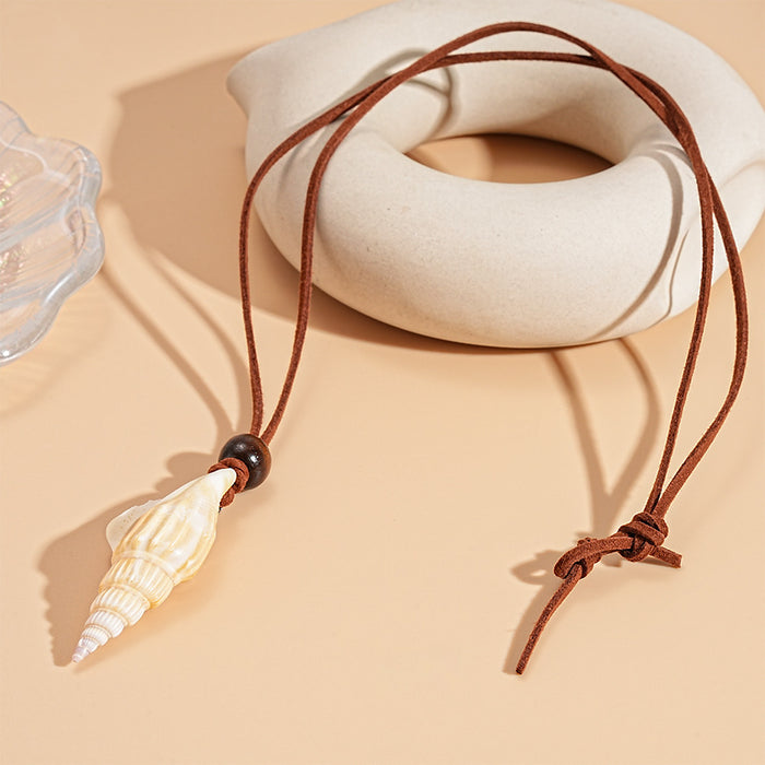 Wholesale Starfish, Conch, Scallop, Clavicle, Necklace, Fashion, Personality, Niche, Temperament, Haute Couture, Female