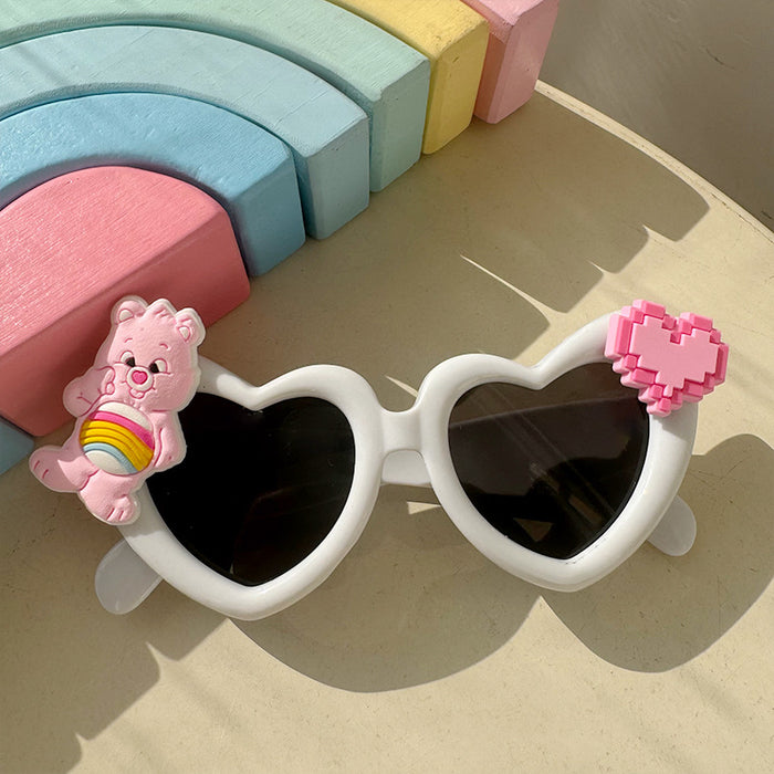 Wholesale Plastic Anti-UV Cartoon Children's Sunglasses JDC-SG-Mangg001