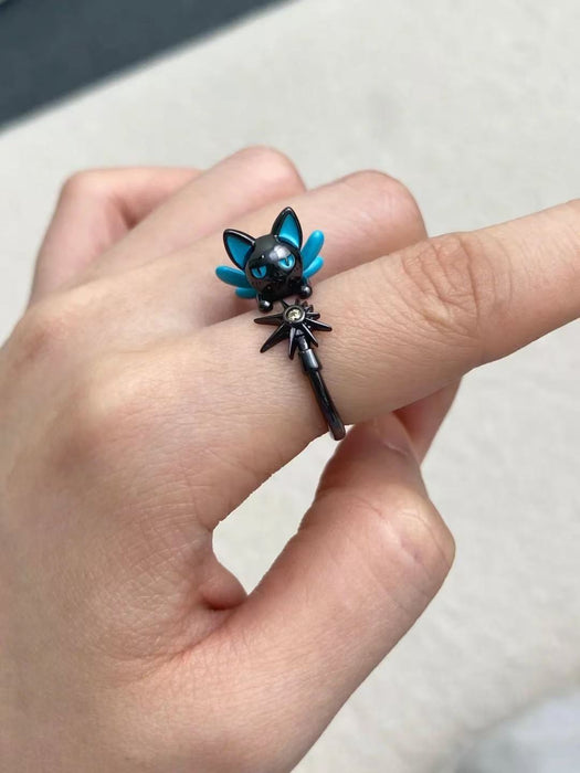 Wholesale Cartoon Cute Creative Simple and Exquisite Pair Ring