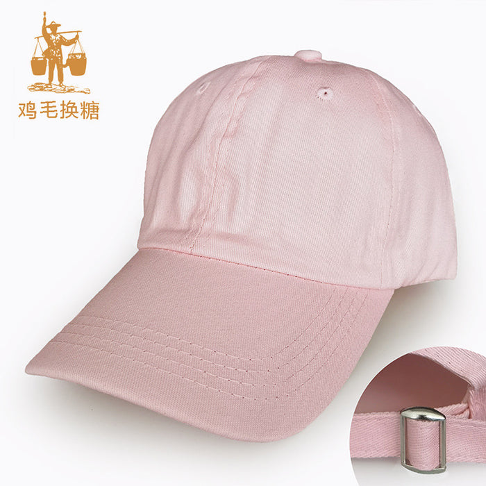 Wholesale Lightweight baseball cap with soft top and no lining, simple cotton duckbill cap