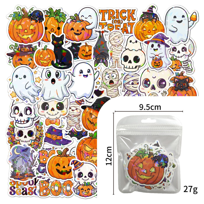 Wholesale Holographic Stickers 100-Pack Vinyl Waterproof Decorative Party Gift MOQ≥3