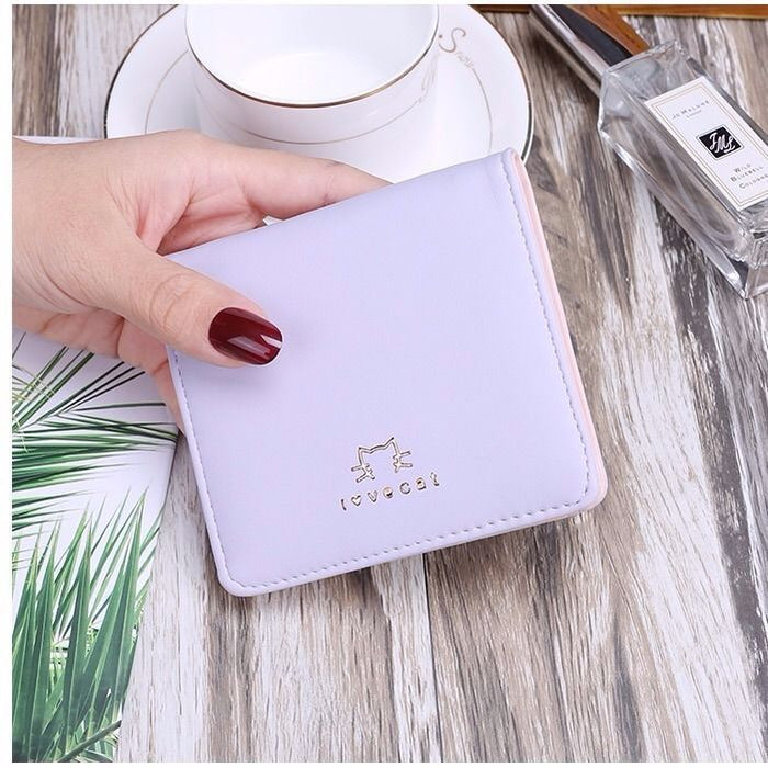 Wholesale Cute Pink Kitten Wallet - Sweet Animal Print Fashion Accessory Gift MOQ≥3