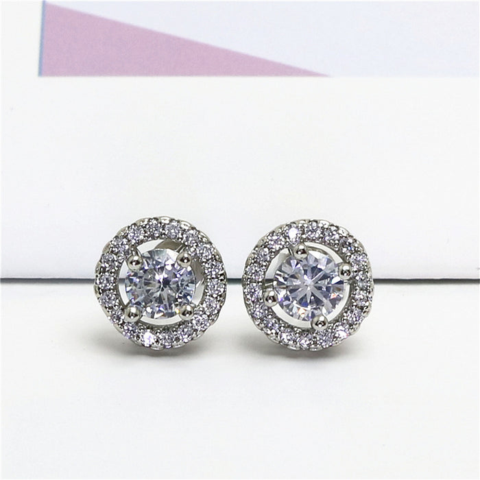 Wholesale Men' s unique diamond-encrusted earrings