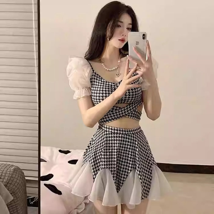 Wholesale Swimsuit split skirt style girl