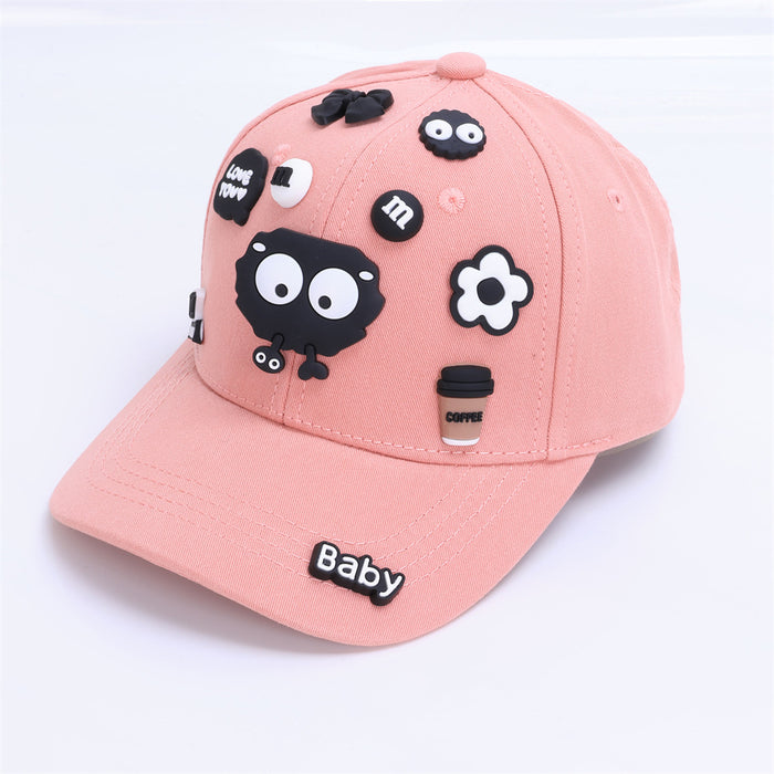 Wholesale Cute Baby Baseball Cap Coal Ball Design Fashion Hip Hop Hat For Kids Boys Girls