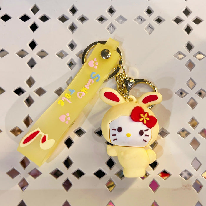 Wholesale PVC Cartoon Doll Keychain JDC-KC-WuYi275