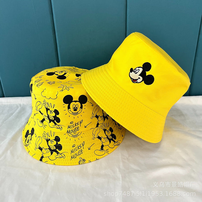 Wholesale New Cotton Fisherman's Hat Versatile Sunscreen Hat Cartoon Double sided Sunscreen Hat