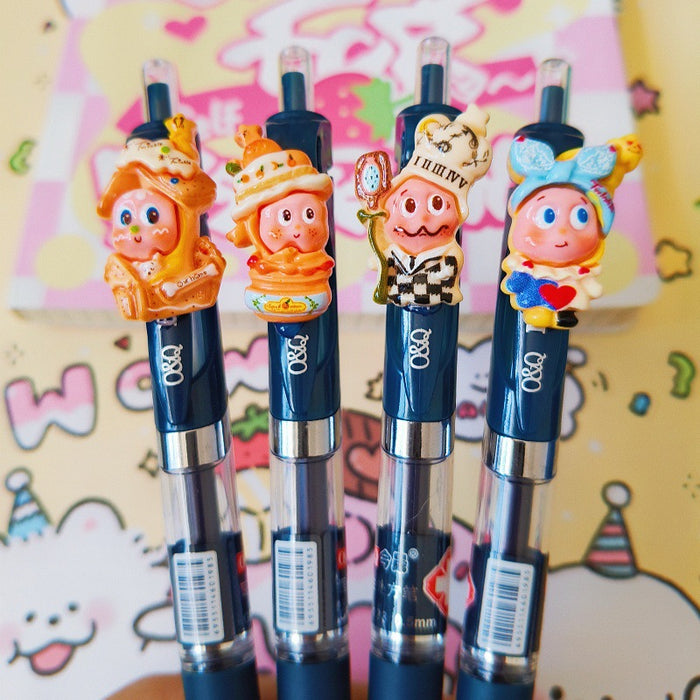 Wholesale Cute Star Doctor Nurse Gel Pens 0. 5mm Black Blue Ink Bulk Pack