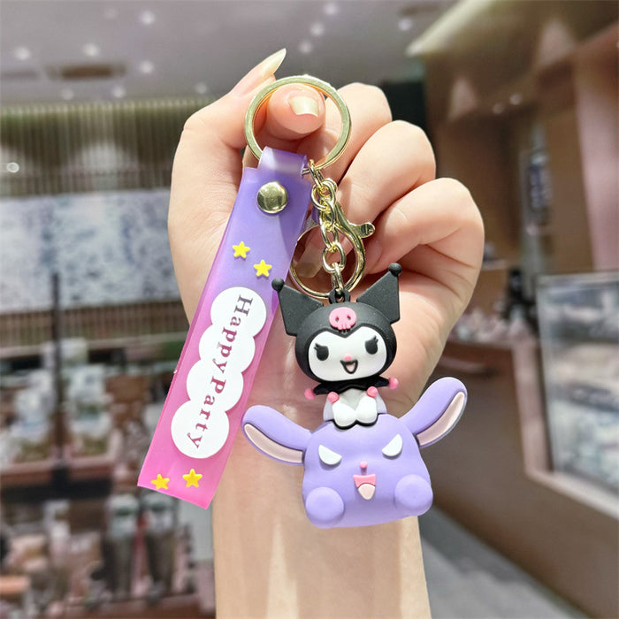 Wholesale Cartoon Silicone Doll Keychain JDC-KC-HaoXi008