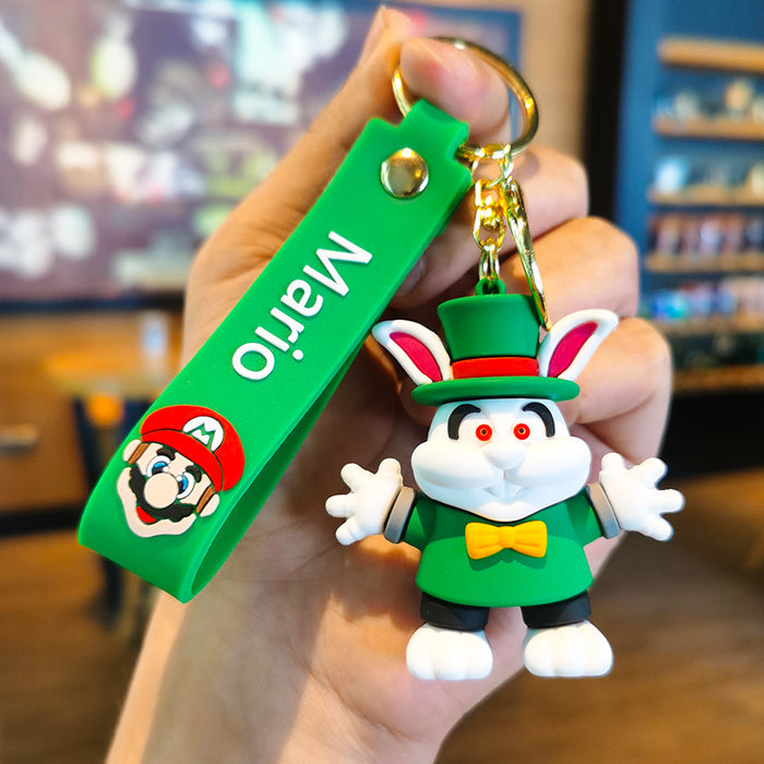 Wholesale Cartoon Doll Silicone Keychain JDC-KC-Tingm252