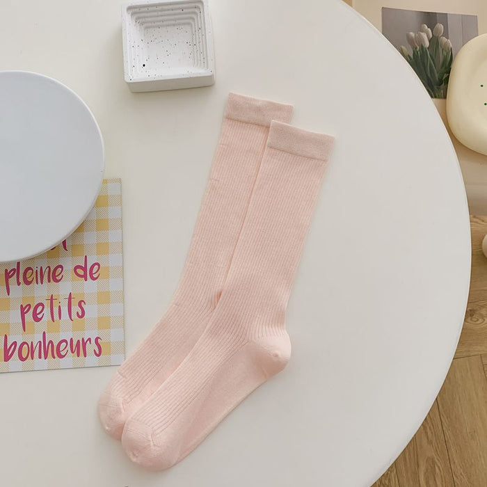 Wholesale Middle socks, pure cotton long socks, pile socks