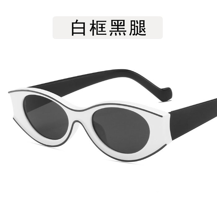 Wholesale New Fashion Sunglasses Fashion Sunglasses Retro Elliptical Dot Paint Sunglasses