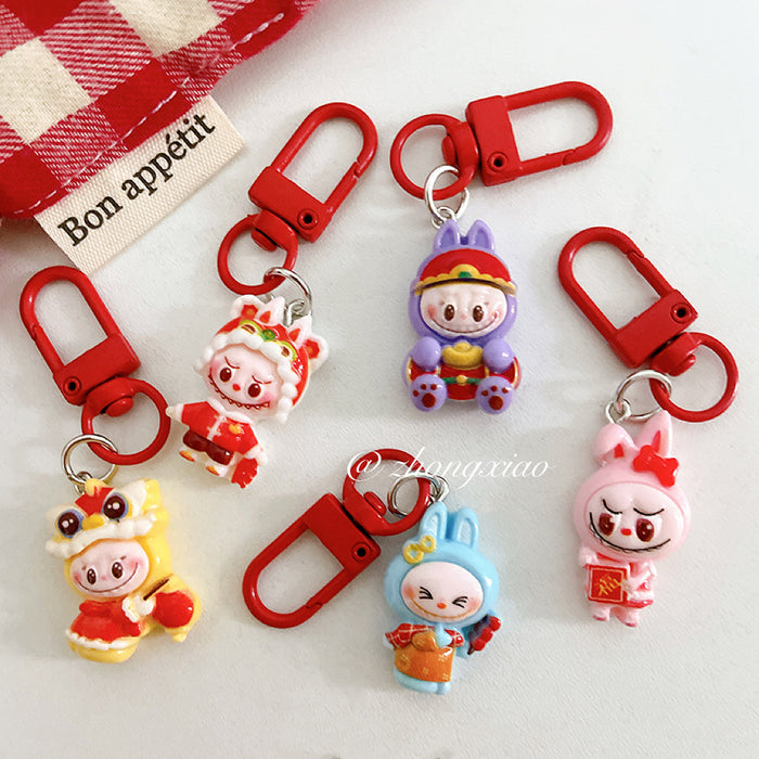 Wholesale Keychain pendant, cute cartoon backpack hanging accessory