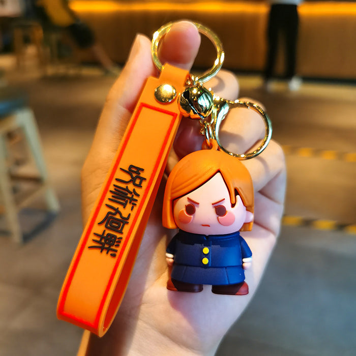 Wholesale Cartoon Doll Silicone Keychain JDC-KC-Tingm258