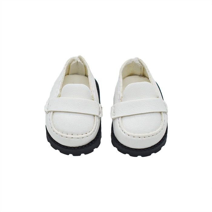 Wholesale cloth leather shoes 8 BJD baby shoes 10CM cotton doll Lingna  pendant baby clothes