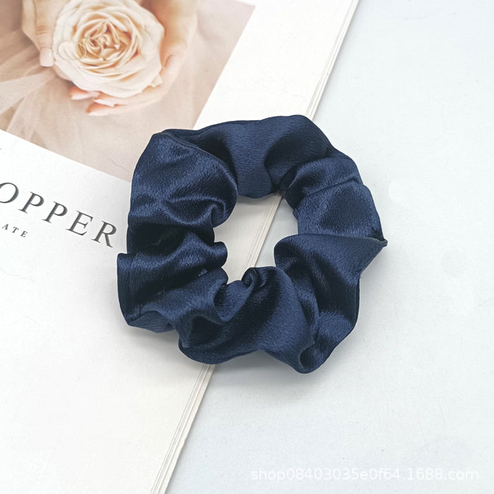 Wholesale Hair accessories: Solid color satin headband, retro and simple, large hair string