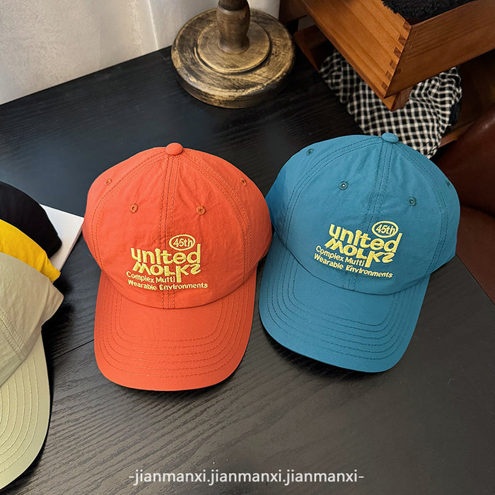 Wholesale New letter design for quick drying travel with baseball cap and student hat