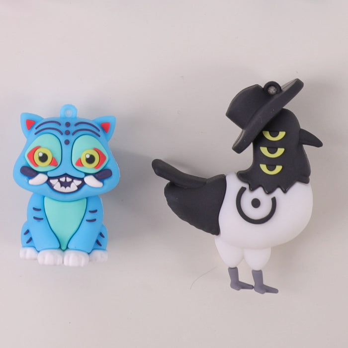 Wholesale K-POP keychain PVC soft plastic doll anime pendant