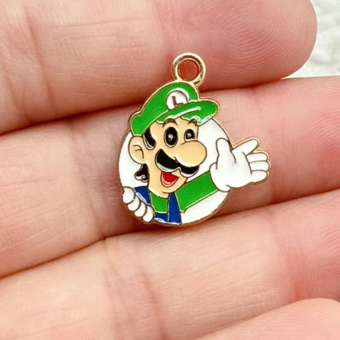 Wholesale 10pcs DIY Alloy Oil Drip Packaging Jewelry Bracelets,  Earrings,  Necklaces,  Hair Accessories,  and Pendants