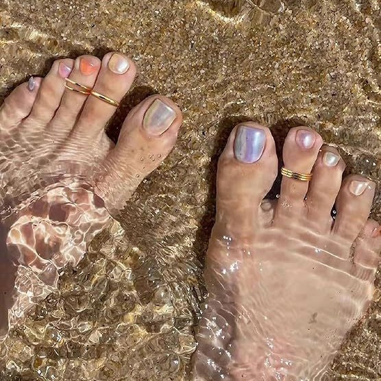 Wholesale Beach Jewelry Foot Ring Mini Small Size Ring Finger Gold Silver Foot Ring Set