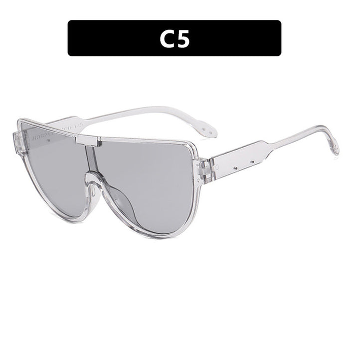 Wholesale Fashionable large frame connected sunglasses street photography sunglasses trendy sunglasses