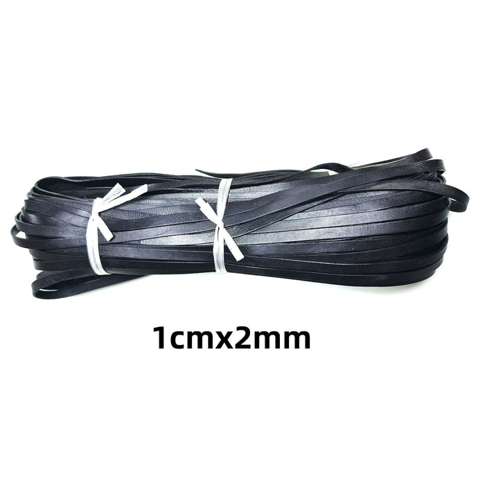 Wholesale 100pcs Round  Cowhide Rope Accessories Mobile Phone Case Leather Rope Braided Rope