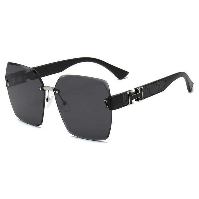 Wholesale Advanced frameless sunglasses, fashionable outdoor UV protection, driving sunshade