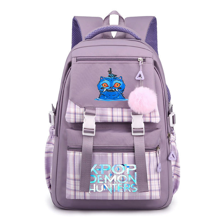 Wholesale  Kpop Printed School Bag Junior High School Large Capacity Backpack