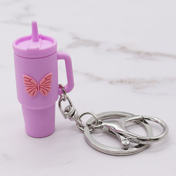 Wholesale Keychain Pendant Ice Bully Cup Key Chain Water Cup Decoration Accessories