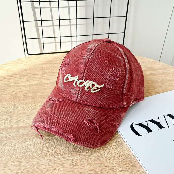 Wholesale Wide brimmed hood, cotton soft top baseball cap, sun protection and duckbill cap