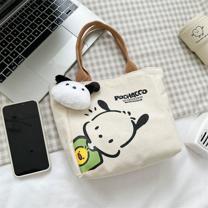 Wholesale Canvas bag new simple commuting niche fashion mini handheld small cloth bag
