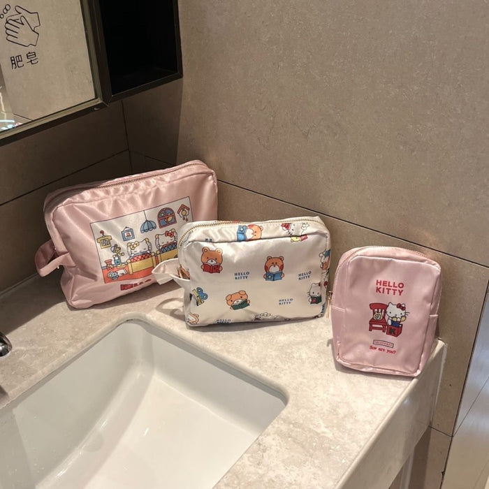 Wholesale Large-Capacity Cartoon Cat Cosmetic Storage Bag