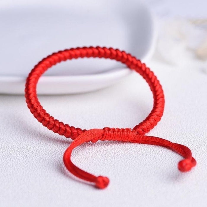 Wholesale Hand woven red rope bracelet
