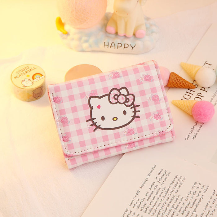 Wholesale Cute Cartoon Girly Foldable Coin Purse Wallet