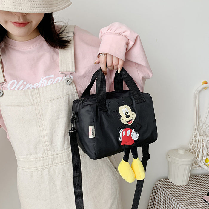 Wholesale Cartoon style personalized shoulder bag, new fashion trend shoulder bag, western-style crossbody cylindrical bag