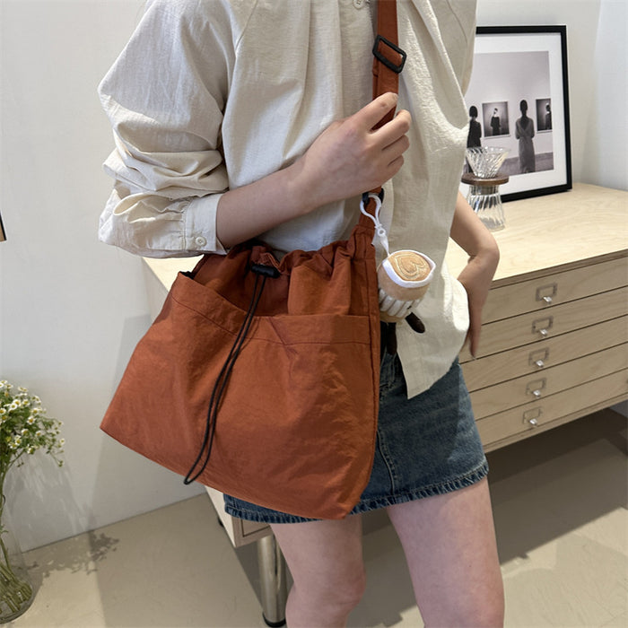 Wholesale Large Capacity Drawstring Bucket Bag for Women JDC-SD-ShengShi010