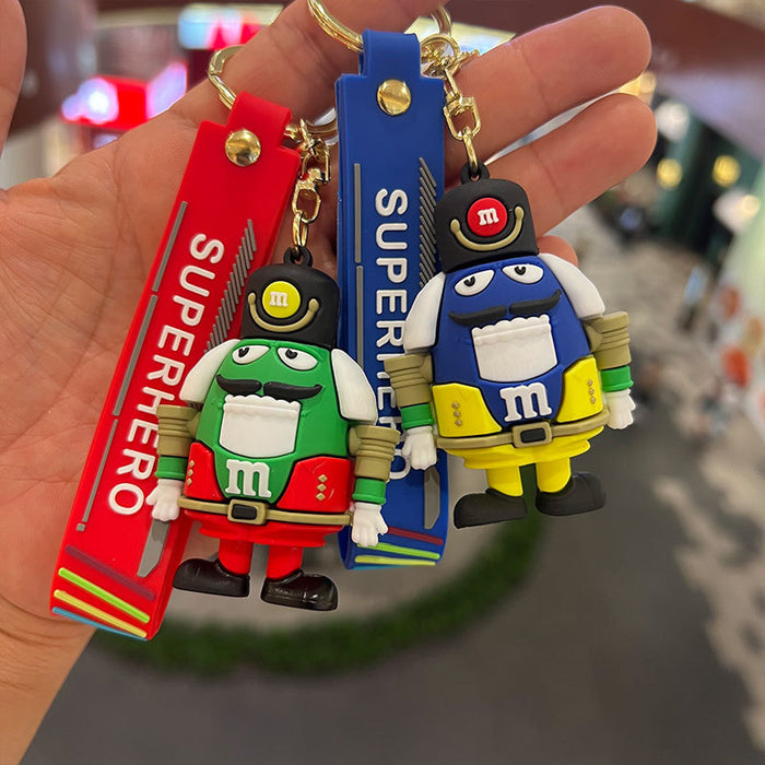 Wholesale Doll Cool Creative PVC Keychains JDC-KC-MiaoY069